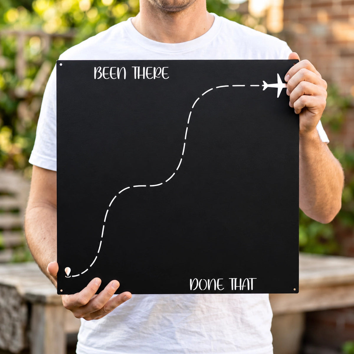 🌍 Travel Magnet Display Board | “Been There, Done That” Memory Wall