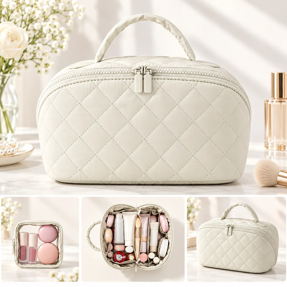 49% OFF This Week Promotions🎉🎉Travel Makeup Bag for Woman-Large Size