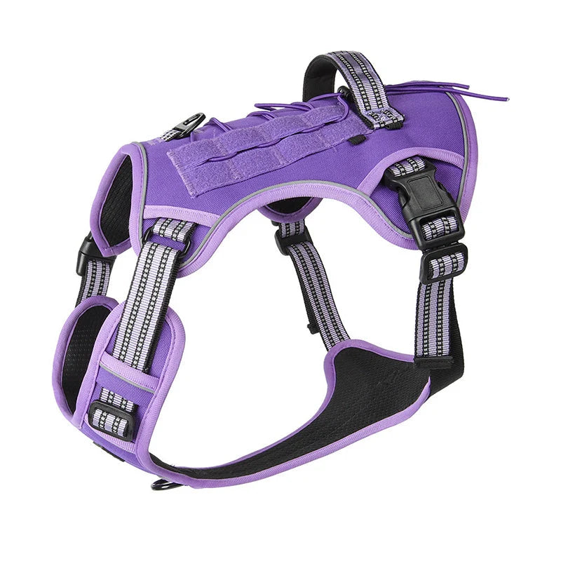 🐕🔥 50% OFF! Durable Oxford Fabric Dog Harness Vest – Reflective, Adjustable, No-Pull & Breathable Comfort for All Breeds ✨