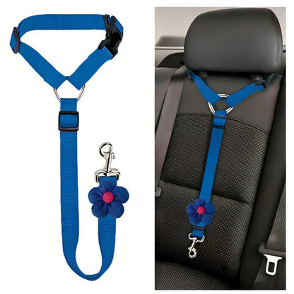 2-in-1 Dog Car Seat Belt& Walking Leash