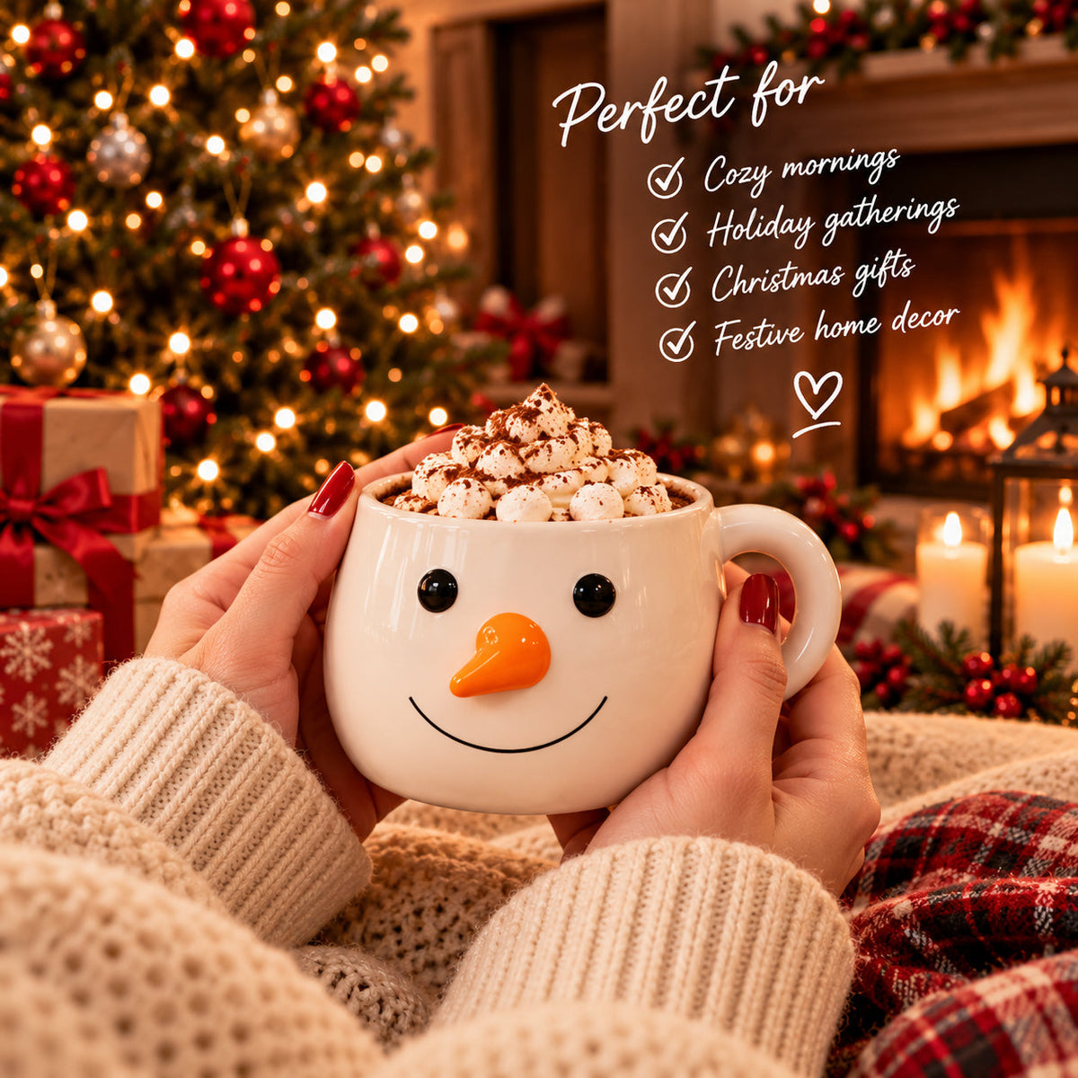 MugMates™ Christmas Mug Set — Sip & Stack