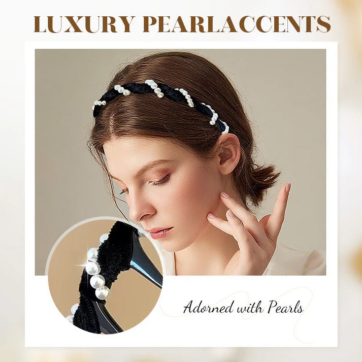 Vintage High Cranium Artificial Pearl Hairband