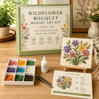(Free Wooden Stand Included）-Flower