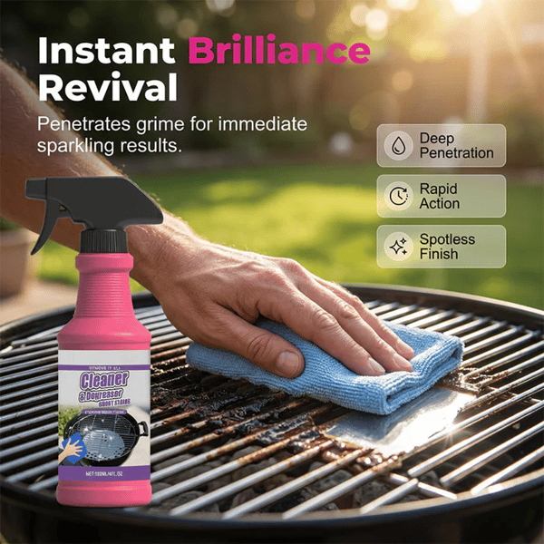 🍡Fast-Acting Heavy-Duty Grill Degreaser Spray