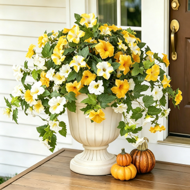 🔥Last Day 70% OFF🔥UV Resistant Faux Petunia Flowers – Fade-Proof Outdoor Floral Decor