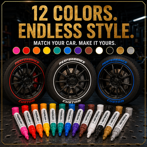 ⏳🔥LIMITED-TIME 50% OFF! ⏰Oil-Based Waterproof Tire Marker Pen