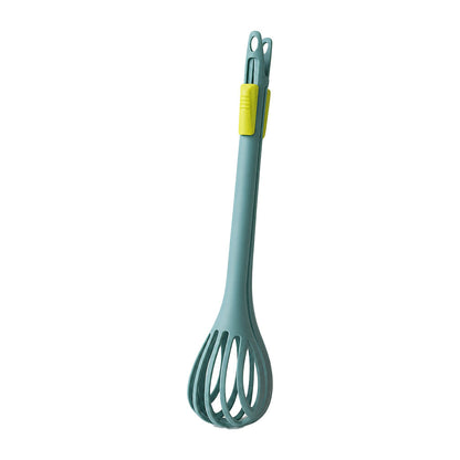 2-in-1 Egg Whisk and Food Tongs Kitchen Tool
