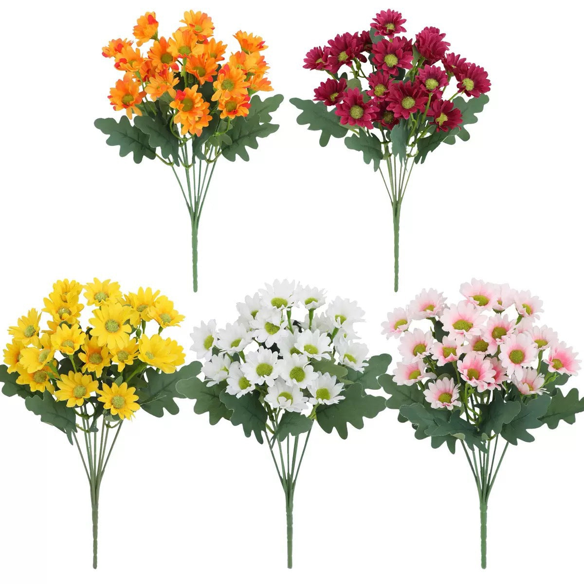 🔥 50% OFF Today Only 🔥 - Artificial Outdoor Mums Flowers - UV resistant, Waterproof, Windproof🌼