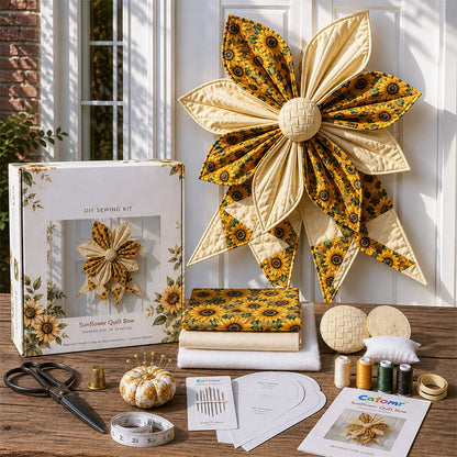 🔥✨Large Patchwork Bow Sewing Kit (Beginner-Friendly)
