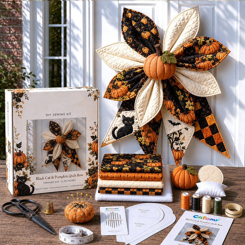 🔥✨Large Patchwork Bow Sewing Kit (Beginner-Friendly)