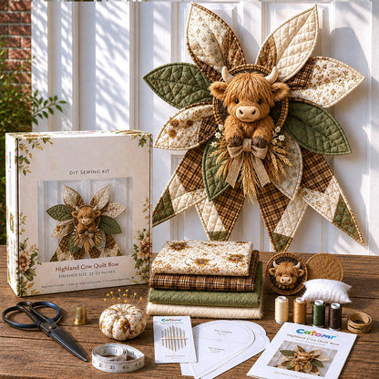 🔥✨Large Patchwork Bow Sewing Kit (Beginner-Friendly)