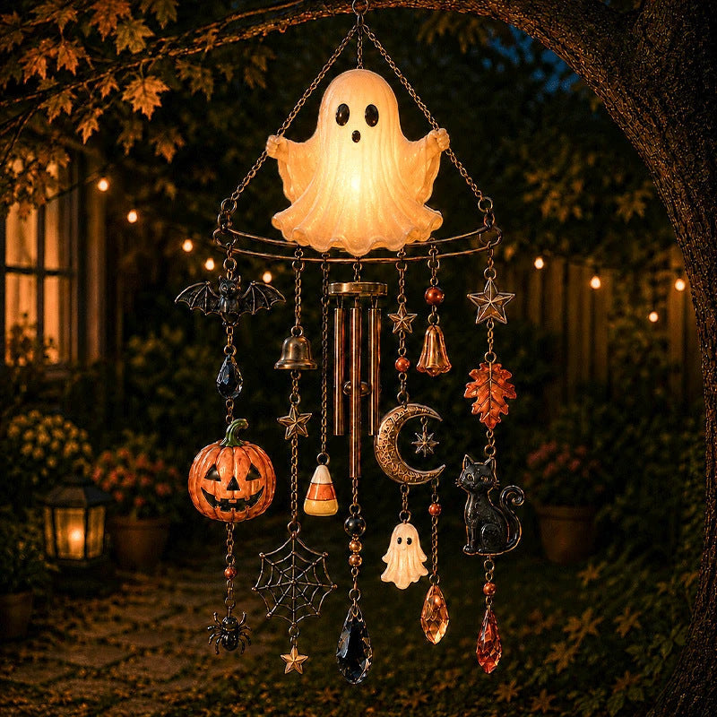 Haunted Glow Ghost Wind Chime