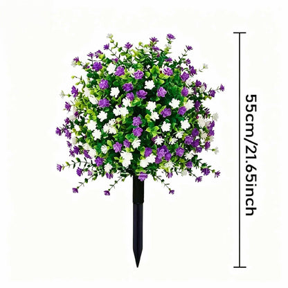 Artificial Potted Trees With Ground Stakes