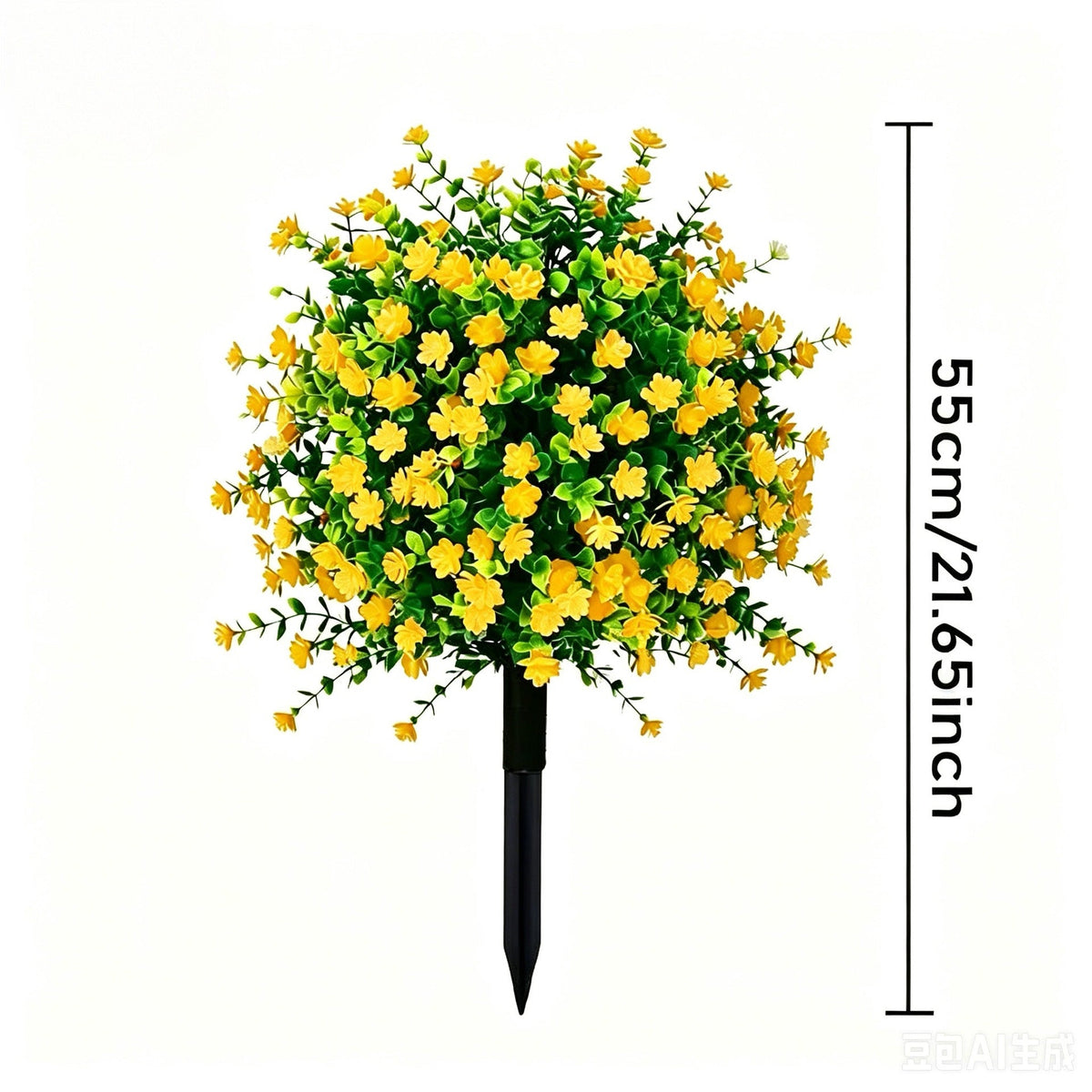 Artificial Potted Trees With Ground Stakes