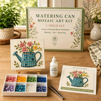 (Free Wooden Stand Included）-Watering Can