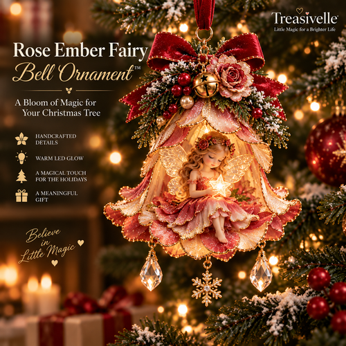 ✨ Enchanted Fairy Bell Christmas Ornament