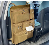 Rear seat tactical storage bag - Khaki