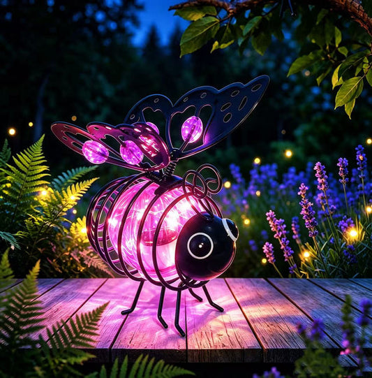 Hanging Solar Bee Light – Warm Amber Glow, Flicker-Free, Perfect For Garden Parties, Camping, Or Kids’ Rooms – Spread Joy Day And Night
