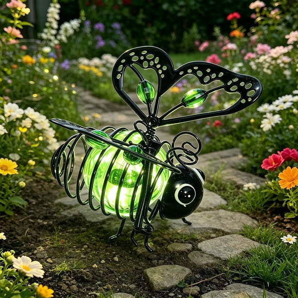 Hanging Solar Bee Light – Warm Amber Glow, Flicker-Free, Perfect For Garden Parties, Camping, Or Kids’ Rooms – Spread Joy Day And Night