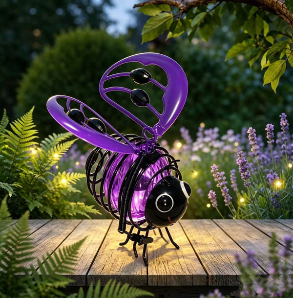 Hanging Solar Bee Light – Warm Amber Glow, Flicker-Free, Perfect For Garden Parties, Camping, Or Kids’ Rooms – Spread Joy Day And Night
