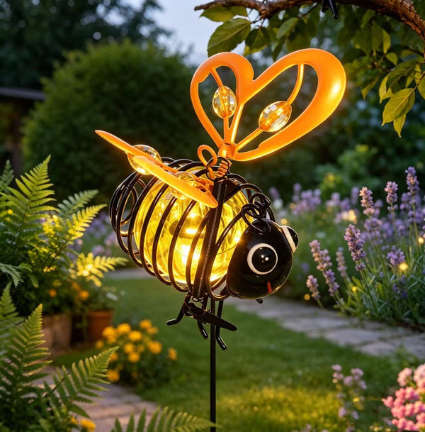 Hanging Solar Bee Light – Warm Amber Glow, Flicker-Free, Perfect For Garden Parties, Camping, Or Kids’ Rooms – Spread Joy Day And Night