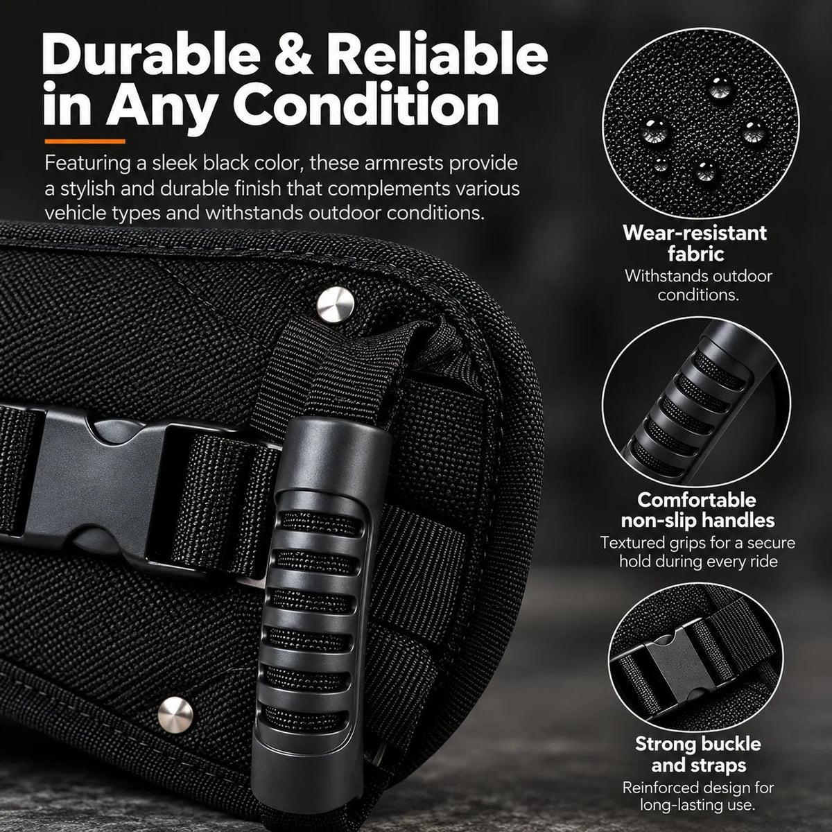 🏍️ Motorcycle Passenger Grip Belt | Wearable Pillion Hold Strap