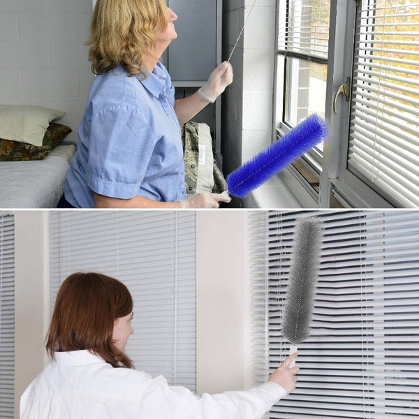 Flexible Microfiber Fan Duster Brushes-Reusable Cleaning Tools