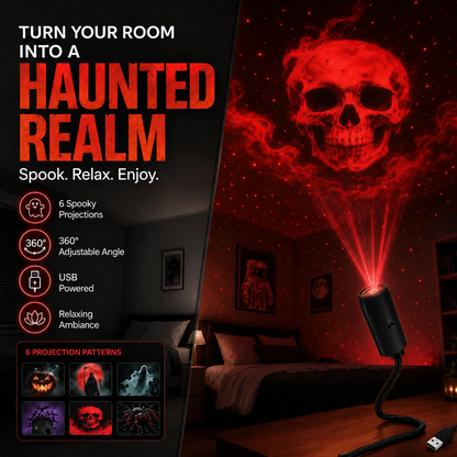 ✨HD Christmas Projector – 6 or 10 Festive Scenes