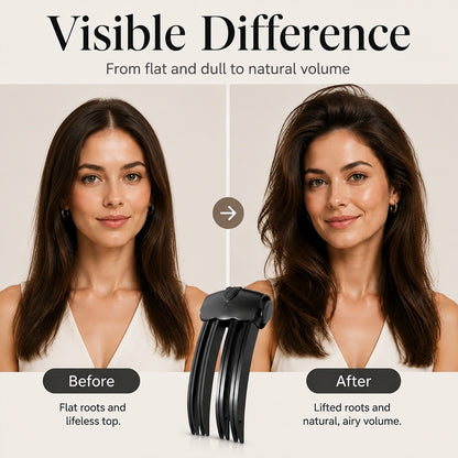Over 48,000 Sold Cordless Heated Root Volumizing Hair Clip - Portable Styling Tool For Fine，Straight Hair