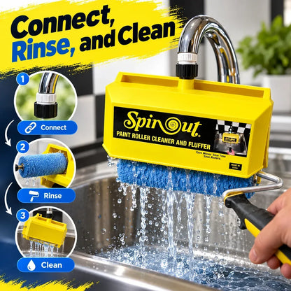 🎁Paint Roller Cleaner with Hose & Faucet Adapter