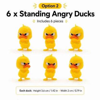 😠 Angry Duck Desk Figurine – Add a cheeky touch to your workspace! 🐥