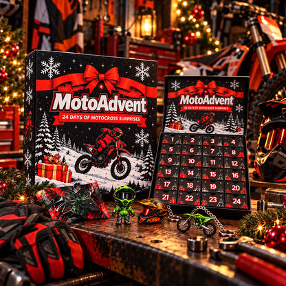 (🎁Last Day 49% OFF)🏍️Motocross Advent Calendar | 24 Days of Rider Themed Gifts