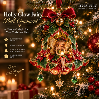✨ Enchanted Fairy Bell Christmas Ornament