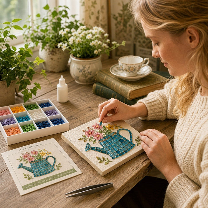 Watering Can Mosaic Art Kit
