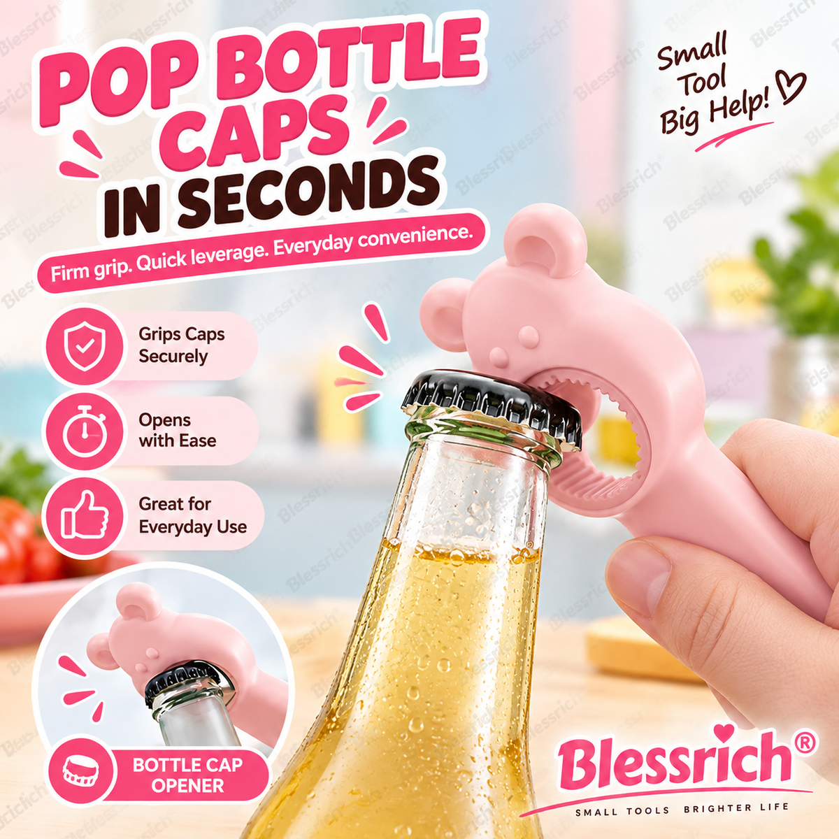 Opener Bear 4-in-1Jar & Bottle