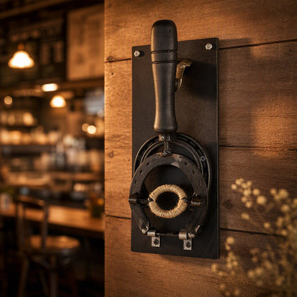 Wall Mounted Horseshoe Bottle Opener
