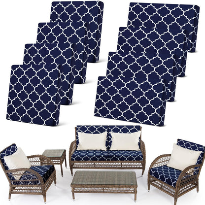🛋️ Waterproof Outdoor Patio Sofa Cushion Covers 🔥