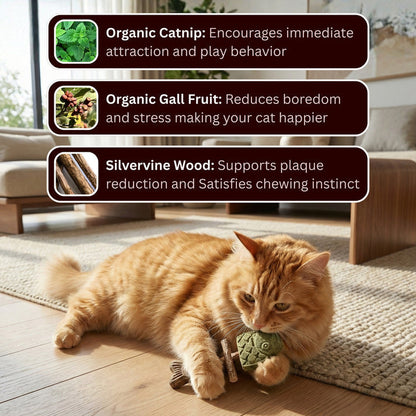 Day Sale 50% OFF - Catnip & Silvervine Chew