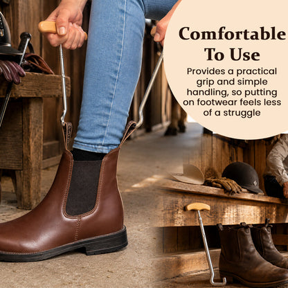 Horse-Shaped Shoe HornHook for Easy Wear