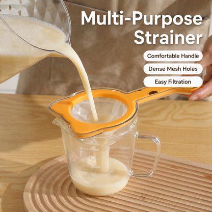 Fine Mesh Strainer for Coffee, Tea & Flour（1 Filter Kit + 3 Replacement Filters）