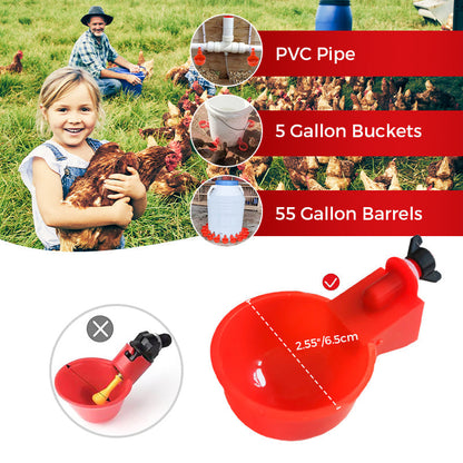 ⏳🔥LIMITED-TIME 50% OFF! ⏰5/16 Inch Thread Automatic Poultry Water Cups