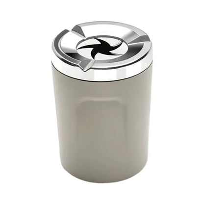 Rotating Sealed Lid Car Ashtray Odor Resistant Auto Cigarette Ashtray Fits Vehicle Cup Holder🌸