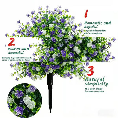 Artificial Potted Trees With Ground Stakes