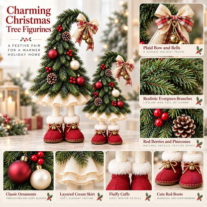 Whimsical Christmas Elf Tree Topper with Red Boots – Bring Holiday Magic Home