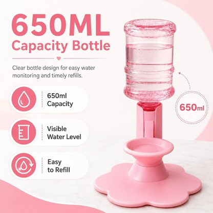 Automatic Gravity Water Dispenser For Pets – Elevated Refill Design