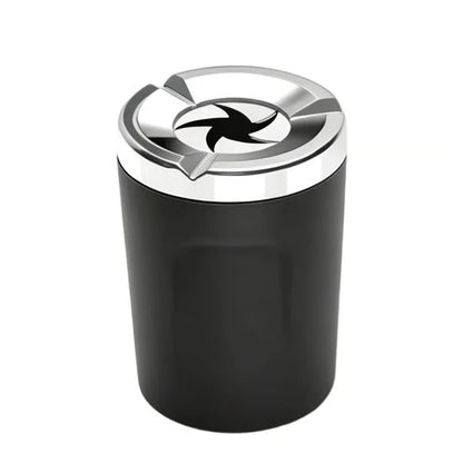 Rotating Sealed Lid Car Ashtray Odor Resistant Auto Cigarette Ashtray Fits Vehicle Cup Holder🌸