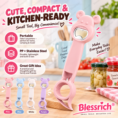 Opener Bear 4-in-1Jar & Bottle