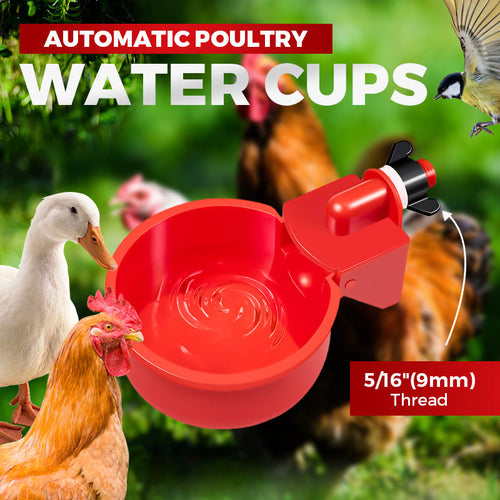 ⏳🔥LIMITED-TIME 50% OFF! ⏰5/16 Inch Thread Automatic Poultry Water Cups