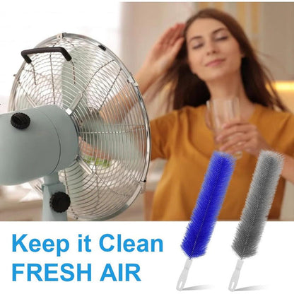 Flexible Microfiber Fan Duster Brushes-Reusable Cleaning Tools