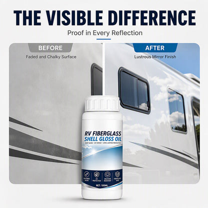 ⏳🔥limited-time 50% Off! ⏰rv Fiberglass Gloss Oil Shine Restorer🚐✨